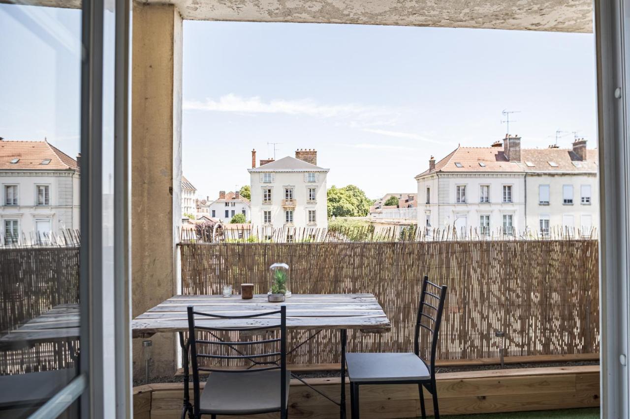 Studio De La Seine - Balcon - Hypercentre - Parking Inclus Appartement Troyes Buitenkant foto